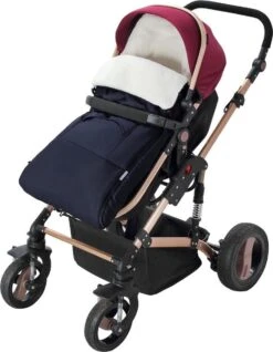 Monzana Voetenzak - Voor Kinderwagen Of Stoeltje - 93x56cm Donkerblauw -Babyproducten Winkel 933x1200 6