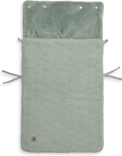 Jollein Voetenzak Voor Autostoel & Kinderwagen - River Knit - Ash Green -Babyproducten Winkel 940x1200 10
