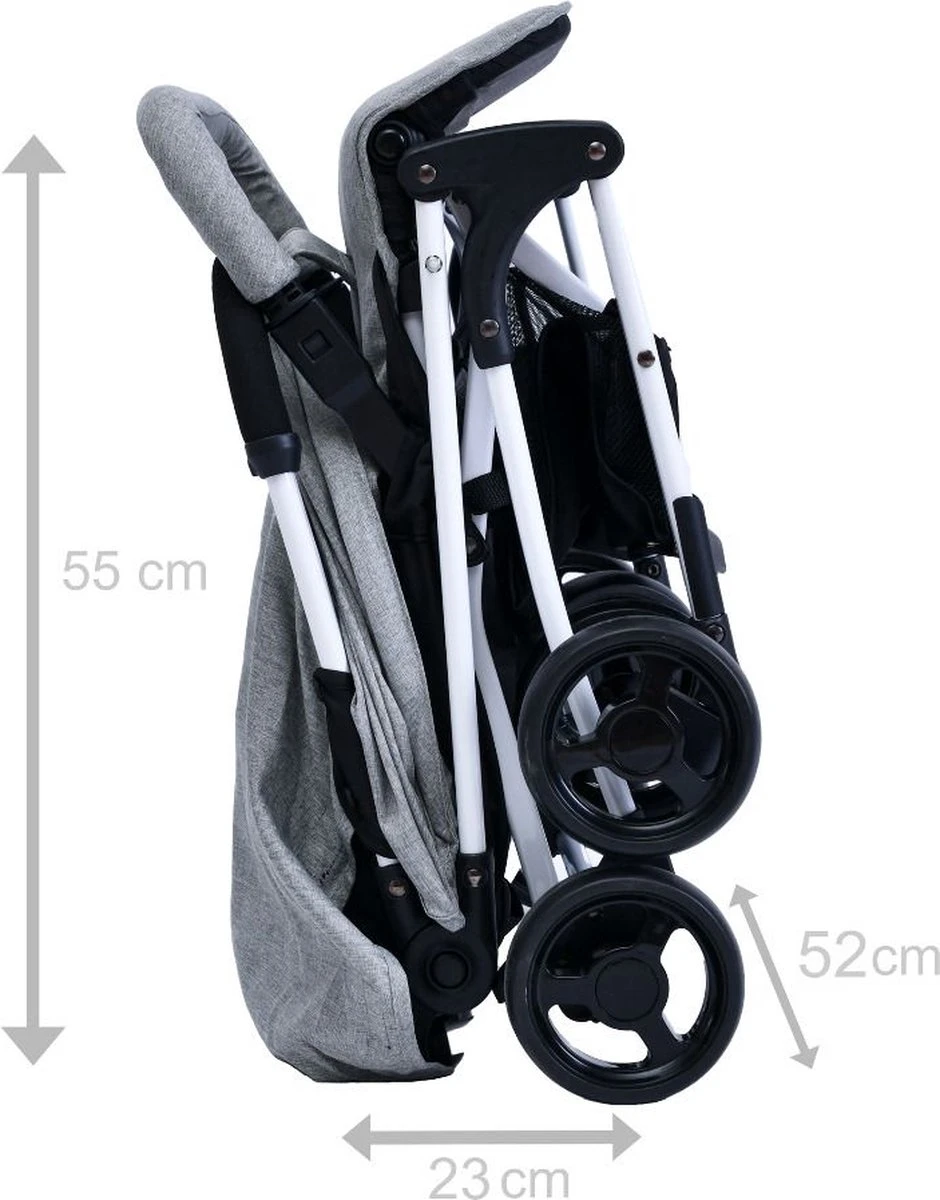 Buggy Kidsee Genius Grijs 7 Buggy Kidsee Genius Grijs - Afbeelding 7