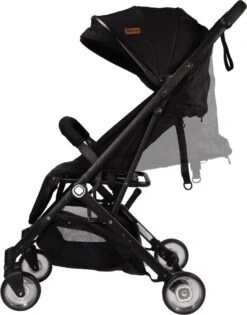 Ding Vivo Wandelwagen - Zwart - Inklapbare Buggy - Inclusief Boodschappenmandje En Zonnekap -Babyproducten Winkel 940x1200 5