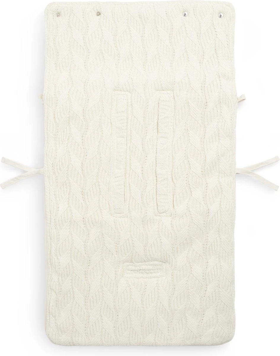 Jollein Voetenzak Voor Autostoel & Kinderwagen - Spring Knit - Ivory 6 Jollein Voetenzak Voor Autostoel & Kinderwagen - Spring Knit - Ivory - Afbeelding 6