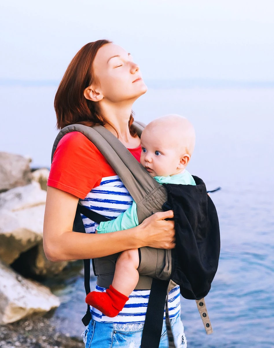 Praktische Draagzak Baby - Donkergrijs - Babydrager - Buikdrager En Rugdrager - Opbergtas Inbegrepen 1 Praktische Draagzak Baby - Donkergrijs - Babydrager - Buikdrager En Rugdrager - Opbergtas Inbegrepen