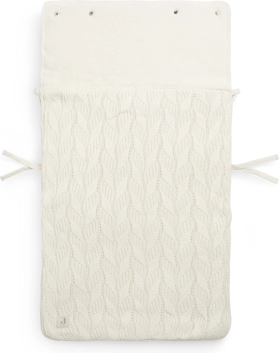 Jollein Voetenzak Voor Autostoel & Kinderwagen - Spring Knit - Ivory 5 Jollein Voetenzak Voor Autostoel & Kinderwagen - Spring Knit - Ivory - Afbeelding 5