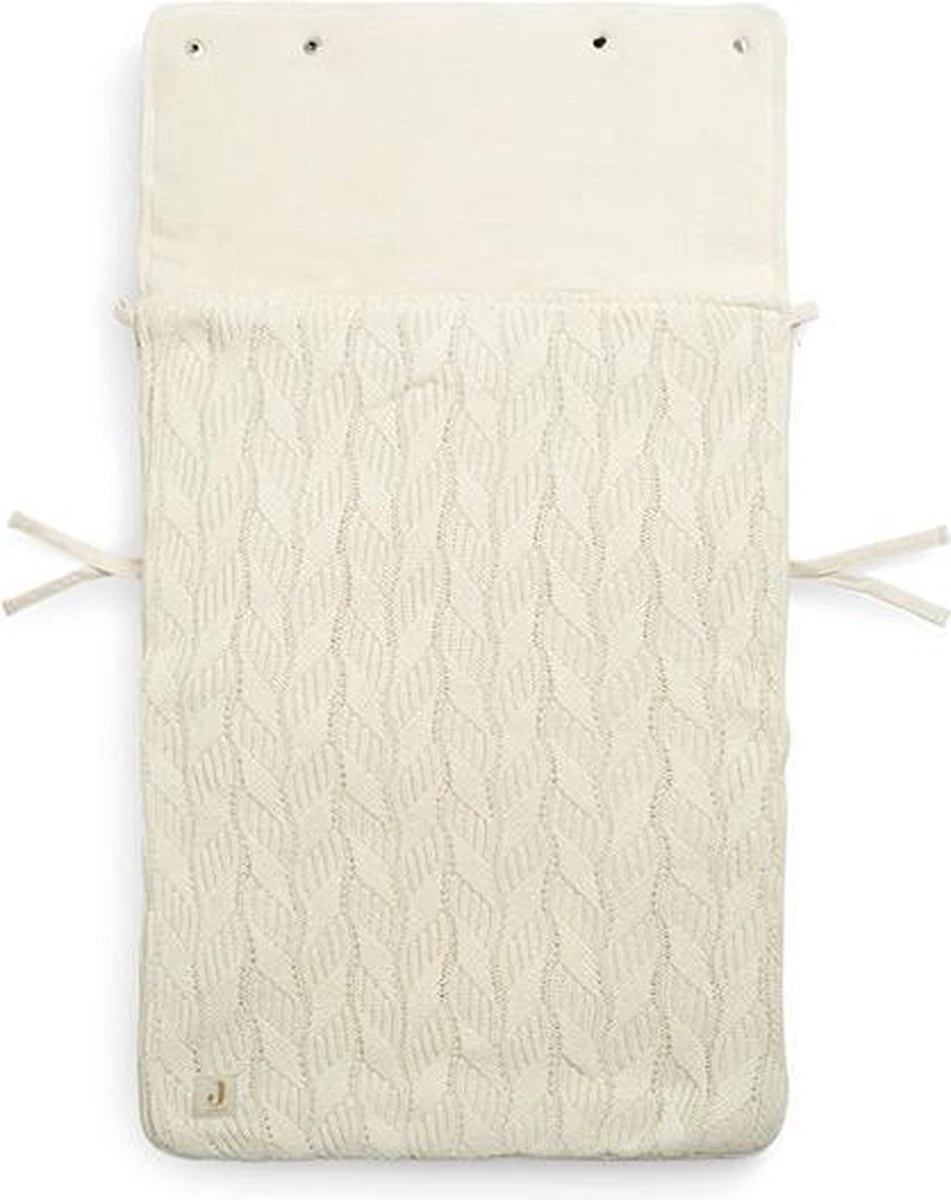 Jollein Voetenzak Voor Autostoel & Kinderwagen - Spring Knit - Ivory 7 Jollein Voetenzak Voor Autostoel & Kinderwagen - Spring Knit - Ivory - Afbeelding 7
