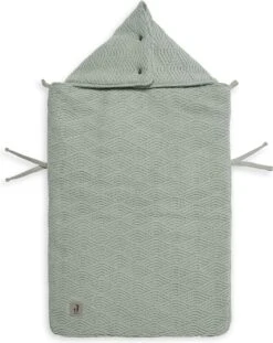 Jollein Voetenzak Voor Autostoel & Kinderwagen - River Knit - Ash Green -Babyproducten Winkel 952x1200 8