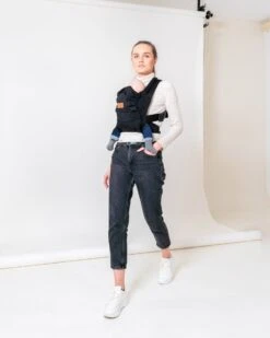 ByKay - Draagzak - Click Carrier Classic - Black - Organic Cotton -Babyproducten Winkel 959x1200 2