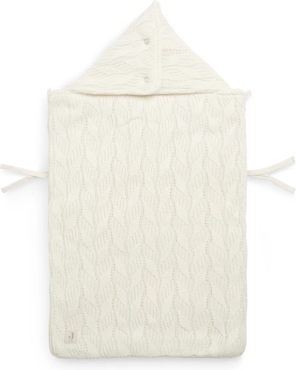 Jollein Voetenzak Voor Autostoel & Kinderwagen - Spring Knit - Ivory 4 Jollein Voetenzak Voor Autostoel & Kinderwagen - Spring Knit - Ivory - Afbeelding 4