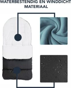 Achaté Voetenzak - Voor Kinderwagen Of Stoeltje – Baby Slaapzak - Autostoel - Wit 20 Achaté Voetenzak - Voor Kinderwagen Of Stoeltje – Baby Slaapzak - Autostoel - Wit -Babyproducten Winkel 966x1200 3