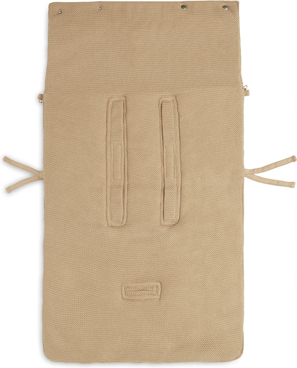 Jollein Voetenzak Voor Autstoel & Kinderwagen - Basic Knit - Biscuit 9 Jollein Voetenzak Voor Autstoel & Kinderwagen - Basic Knit - Biscuit - Afbeelding 9