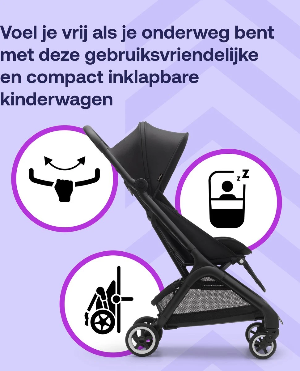 Bugaboo Butterfly Midnight Black - Buggy 4 Bugaboo Butterfly Midnight Black - Buggy - Afbeelding 4