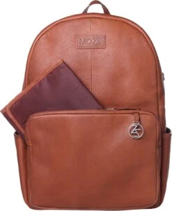MOZZ Luiertas Rugzak Beautiful Backpack - Cognac