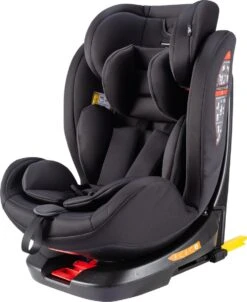 Bebies First Meegroei Autostoel Rotate - Isofix - Groep 0/1/2/3 - 360 Graden Draaibaar - Zwart -Babyproducten Winkel 983x1200