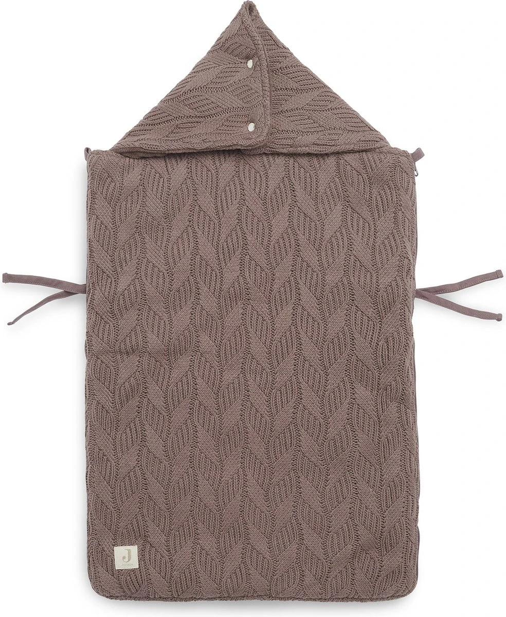 Jollein Voetenzak Voor Autostoel & Kinderwagen - Spring Knit - Chestnut 10 Jollein Voetenzak Voor Autostoel & Kinderwagen - Spring Knit - Chestnut - Afbeelding 10