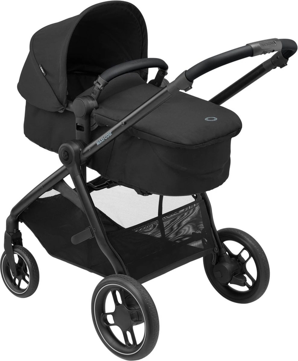 Maxi-Cosi Zelia³ Kinderwagen - Essential Black (zwart Frame + Zwart Leer) 8 Maxi-Cosi Zelia³ Kinderwagen - Essential Black (zwart Frame + Zwart Leer) - Afbeelding 8