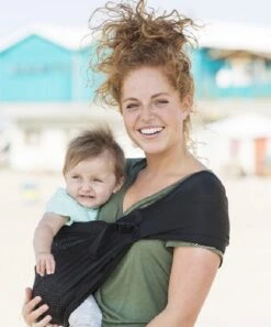 Minimonkey Mini Sling Draagzak - Zwart -Babyproducten Winkel 997x1200 2